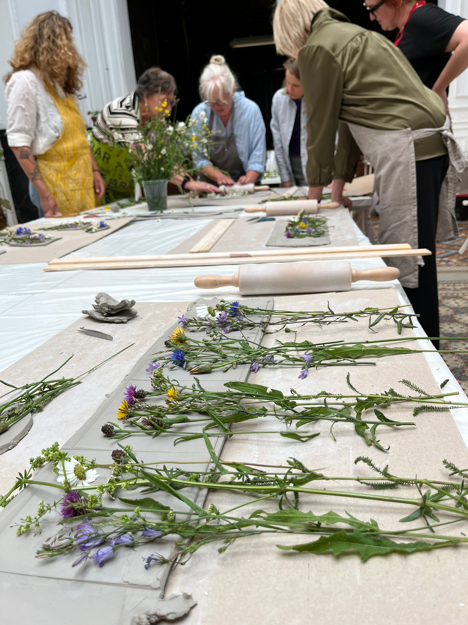 Botanische tegels workshop