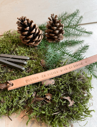 Lederen boekenlegger "Stempelen" @Libelle Winterfair - 13/11 om 10u15