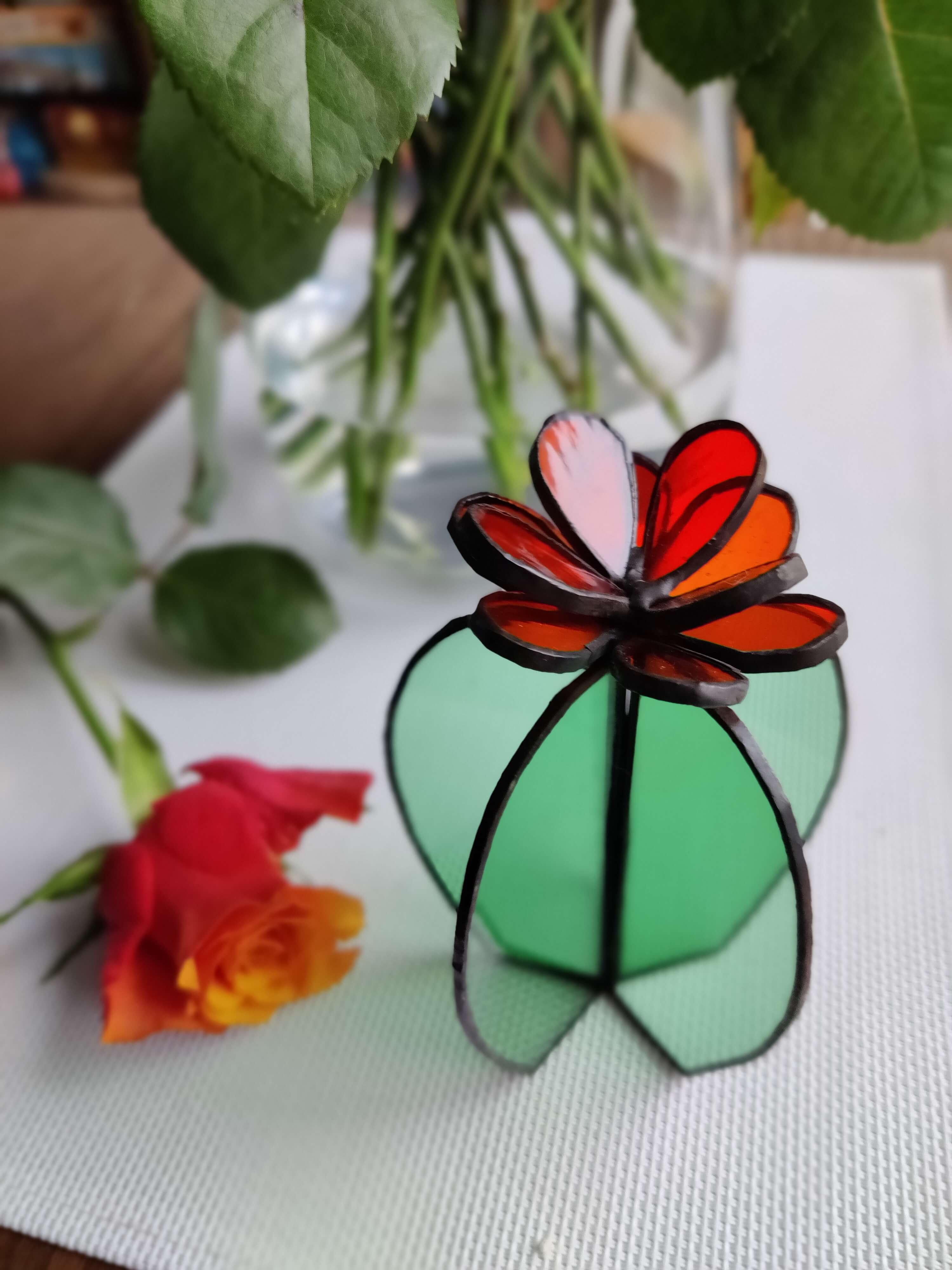 Workshop glas-in-lood:  koperfolietechniek/ Tiffany - Foto
