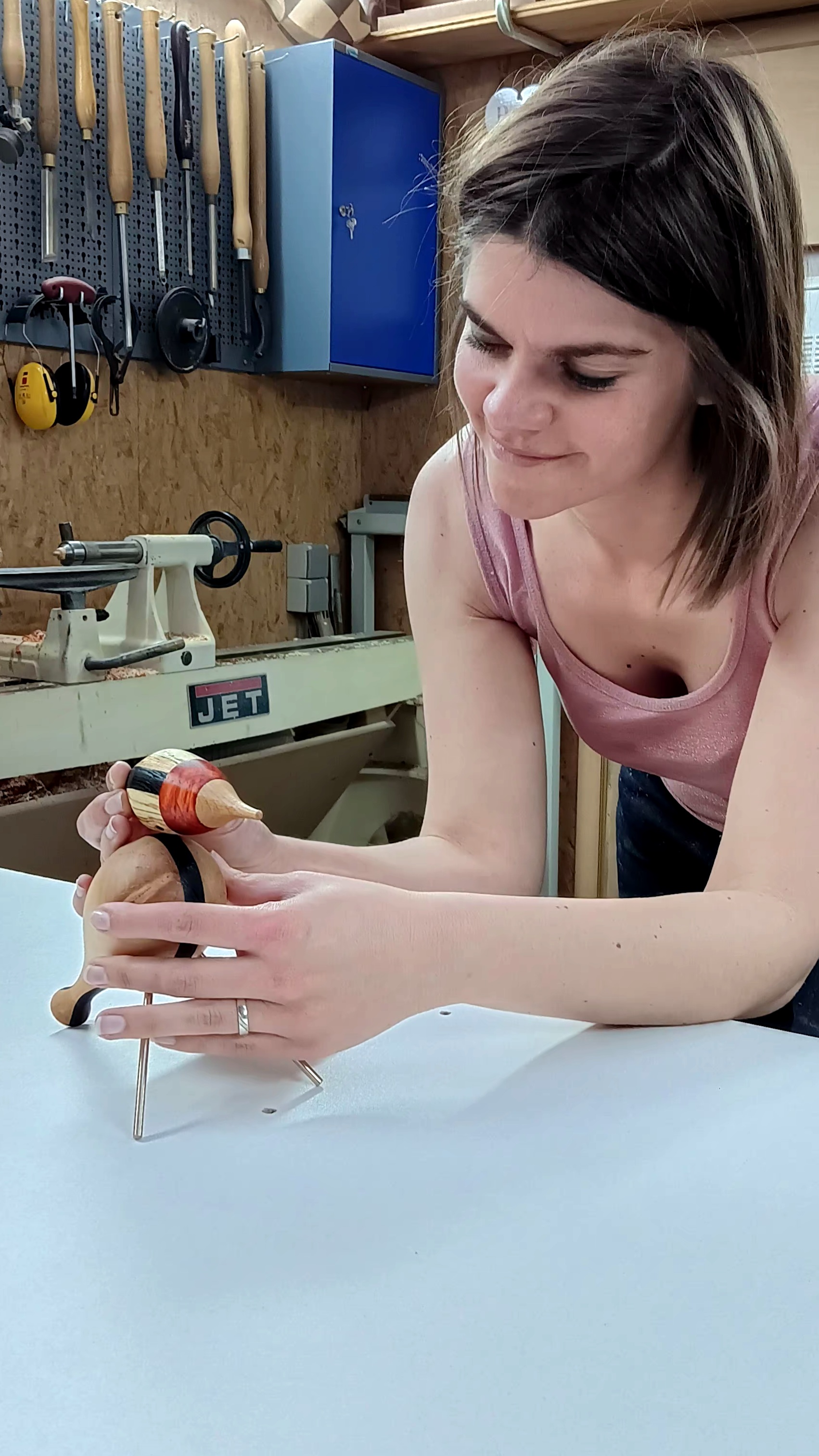 Decoratieve Huisvogels - Workshop Houtdraaien - Foto