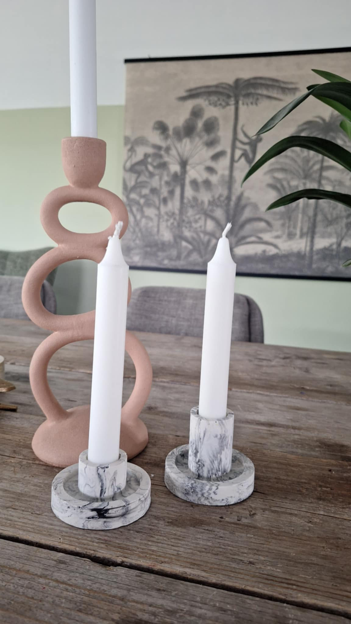 Workshop kandelaar in marmertechniek @Libelle Winterfair - 16/11 om 10u15 - Foto