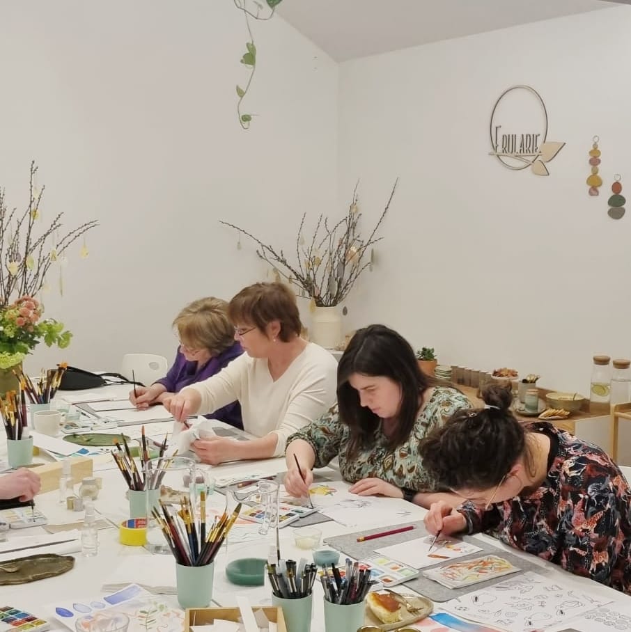 Botanical doodling met Aquarel (Herfsteditie) - Foto