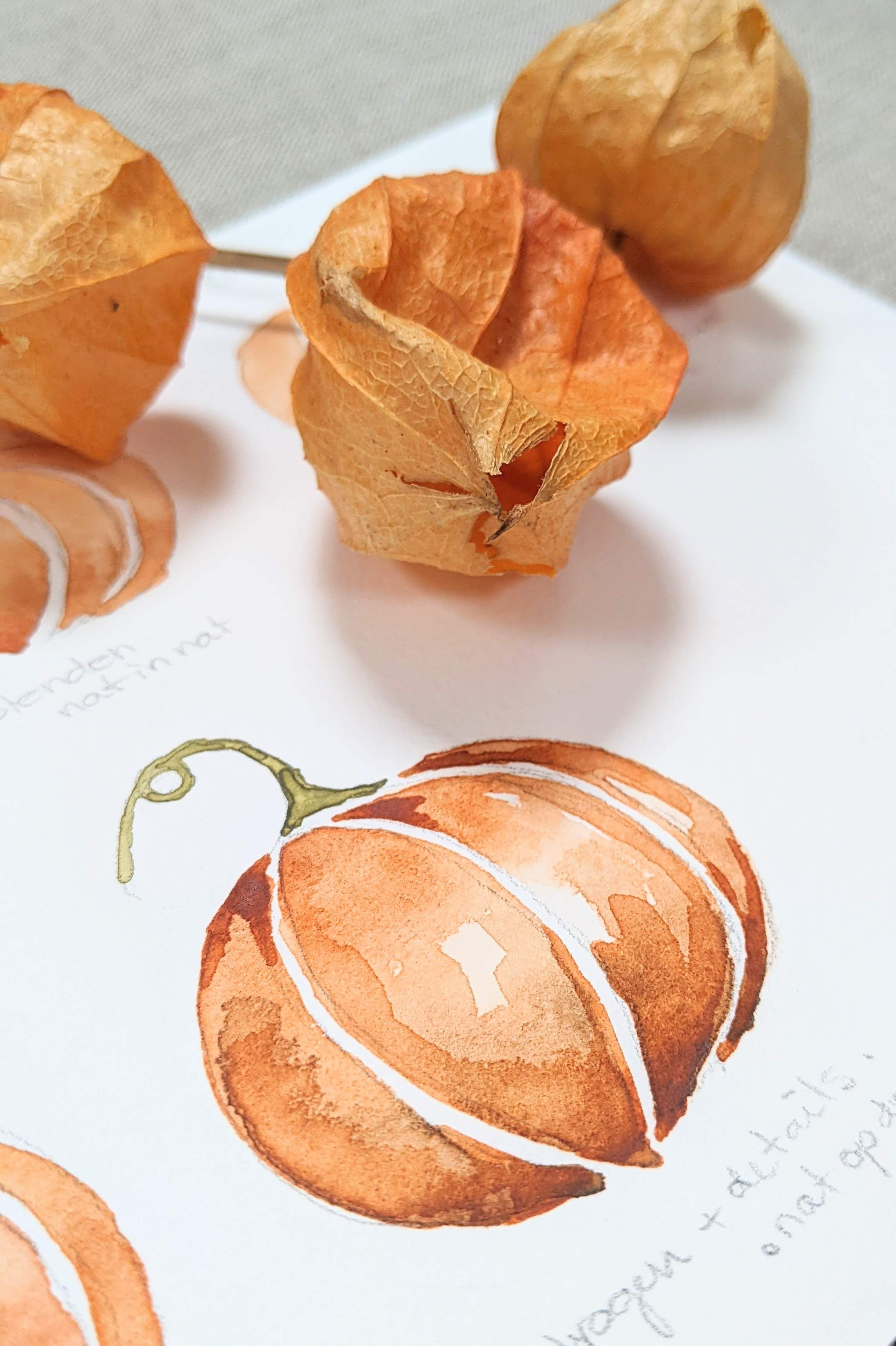 Workshop aquarel 'Herfst sprookje' schilderen - Foto
