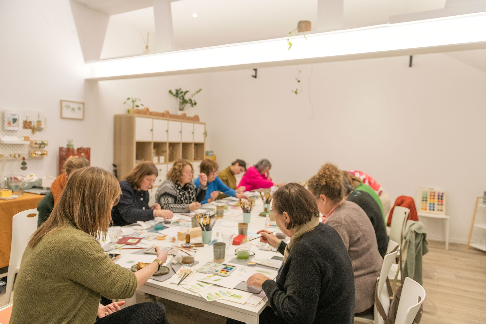 Bomen in Aquarel workshop - Foto