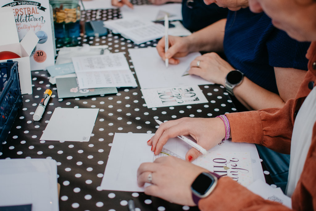 Workshop Handletteren - Foto