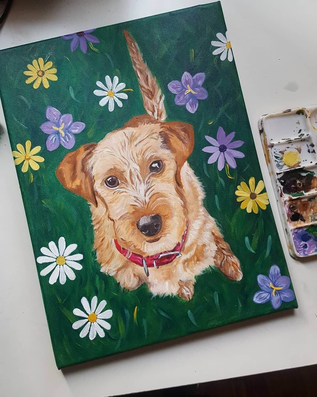 Paint your pet & Sip - Zet je huisdier letterlijk in de verf ter ere van Werelddierendag! - Foto