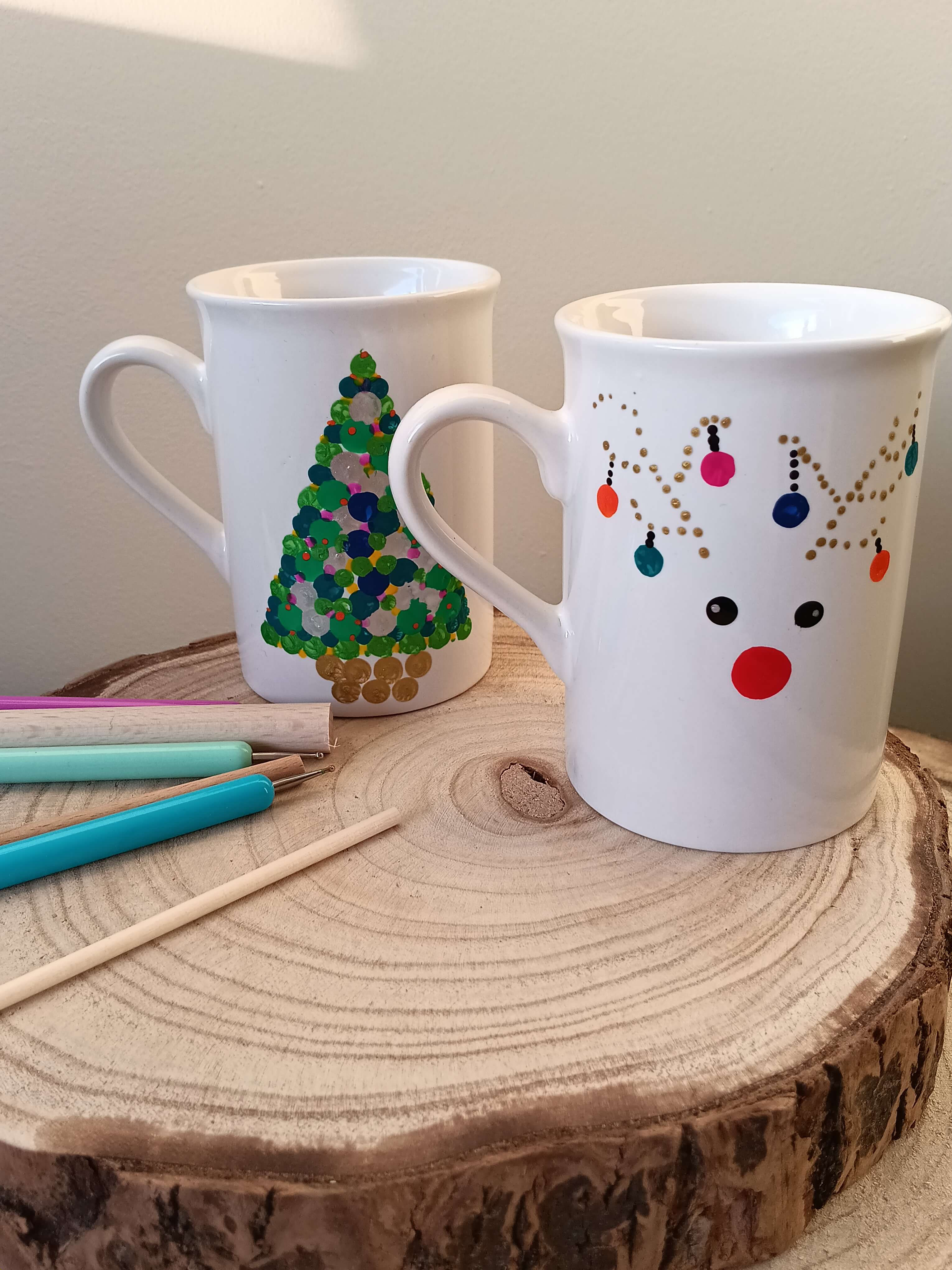 DOT Painting: Kerstige stipkunst op porselein @Libelle winterfair - 14/11 om 15u15 - Foto