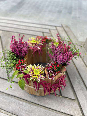 22/10 - Workshop Allerheiligen krans - Krans voor Allerheiligen