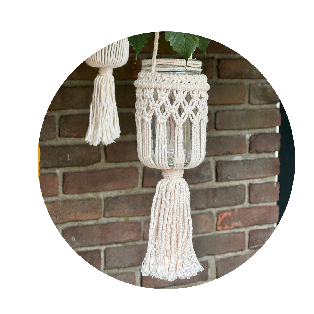 Workhop Macramé (plantenhanger) - Foto