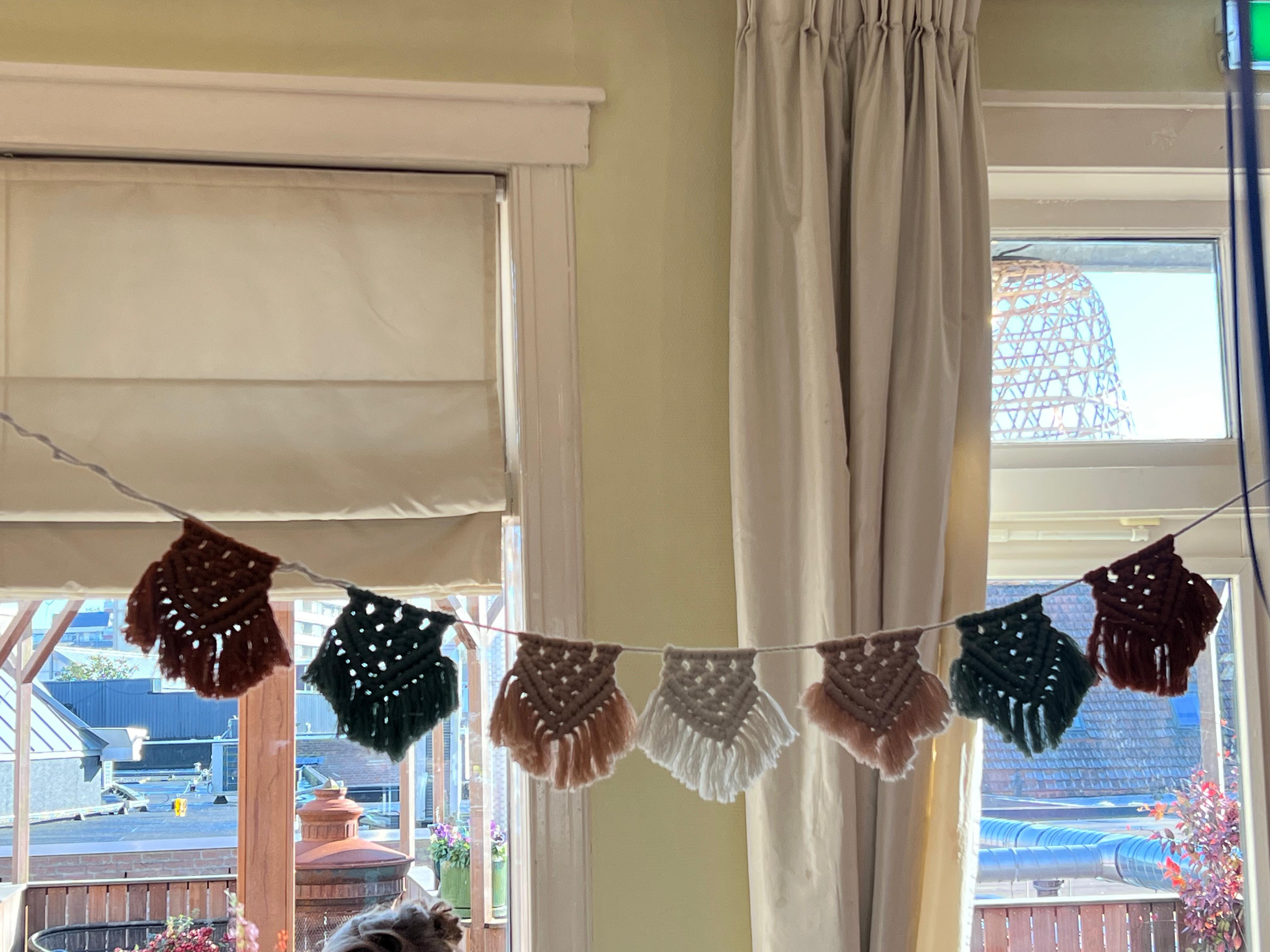 Babyshower macrame mobiel - Foto