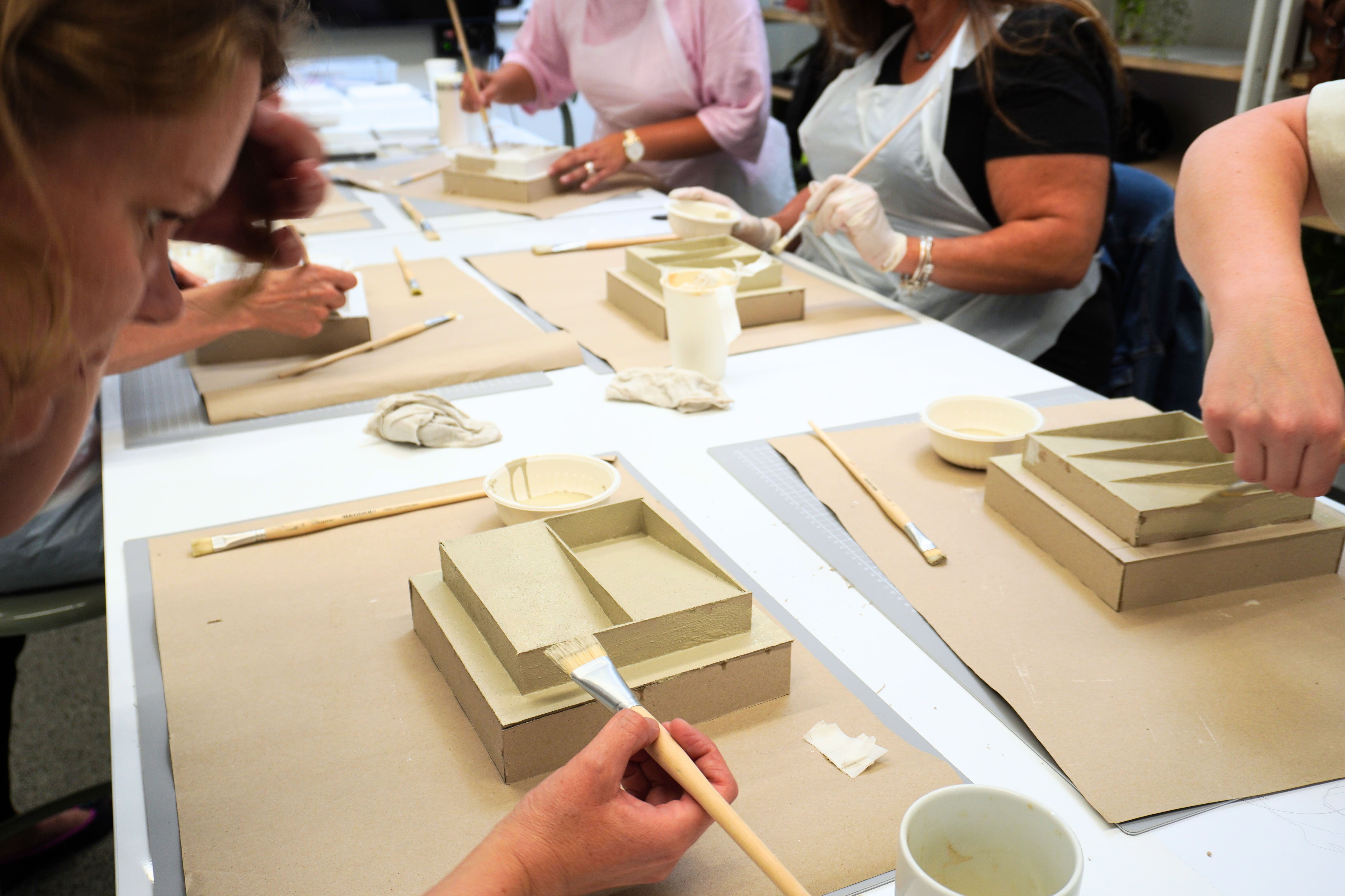Teambuilding 3D kunst maken - Foto