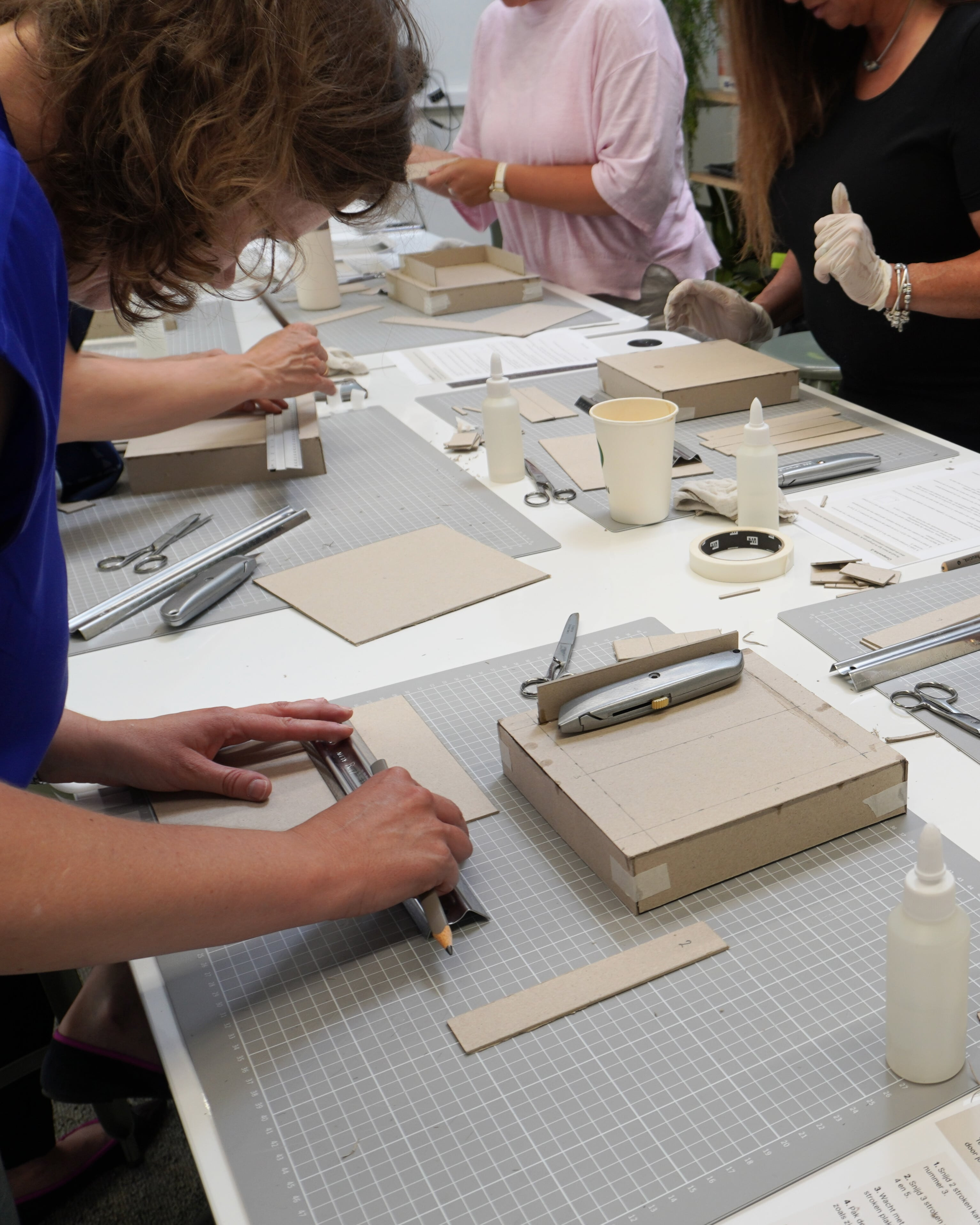 Teambuilding 3D kunst maken - Foto