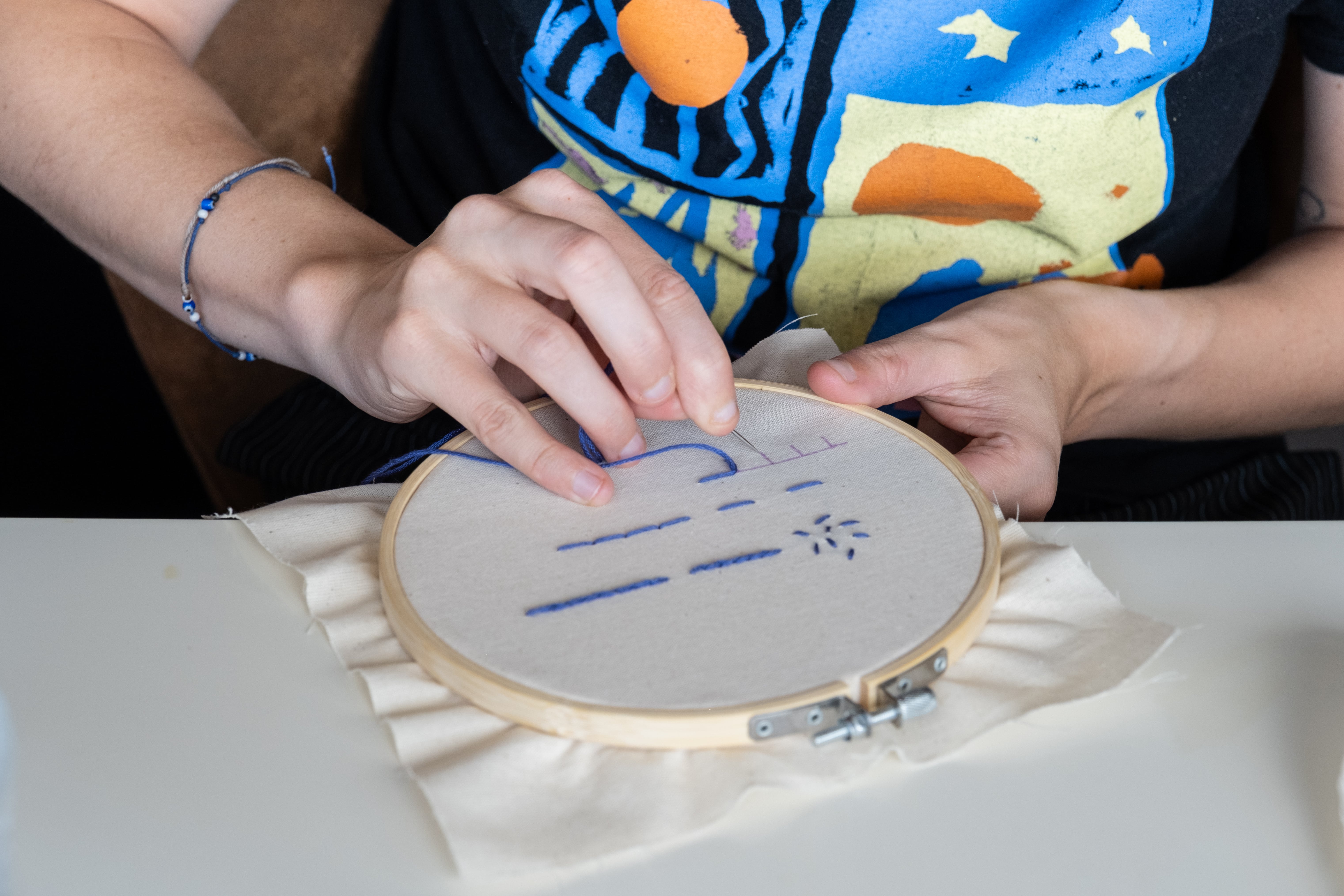 Borduren op textiel: creëer je eigen tote bag - Foto