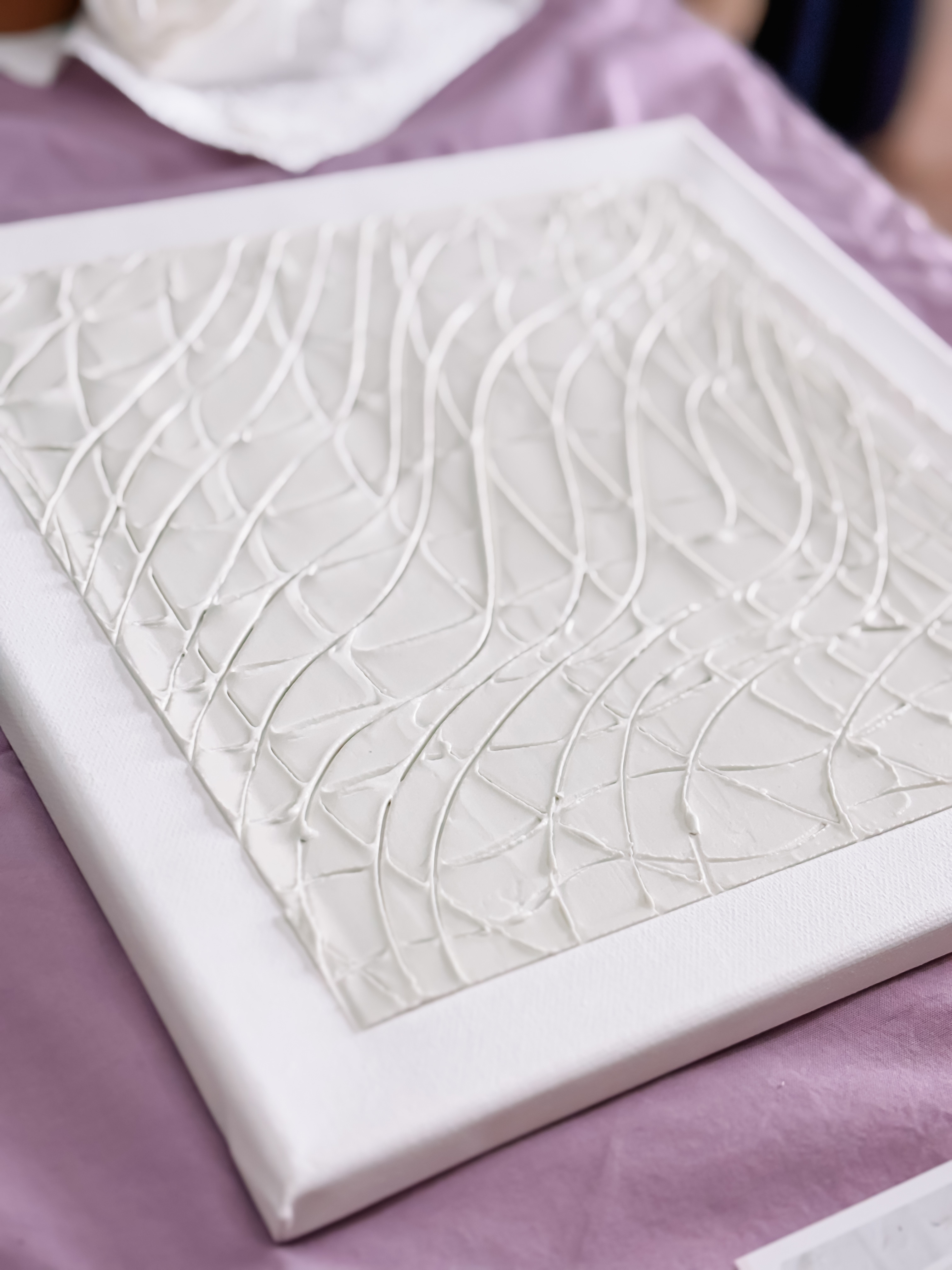 Workshop Textured Art voor bedrijven - Foto