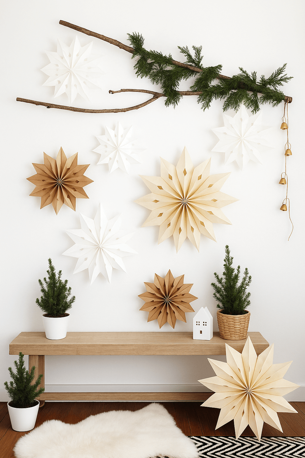 Papieren kerstster maken @Libelle Winterfair - 14/11 om 11u - Foto