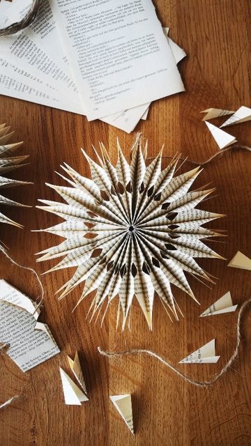 Papieren kerstster maken @Libelle Winterfair - 14/11 om 11u - Foto