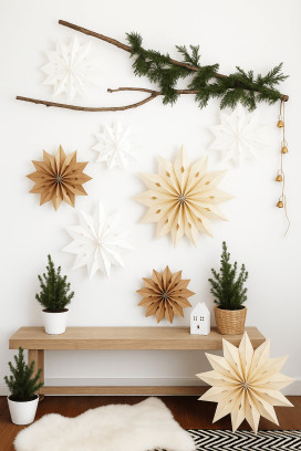 Papieren kerstster maken @Libelle Winterfair - 14/11 om 11u45