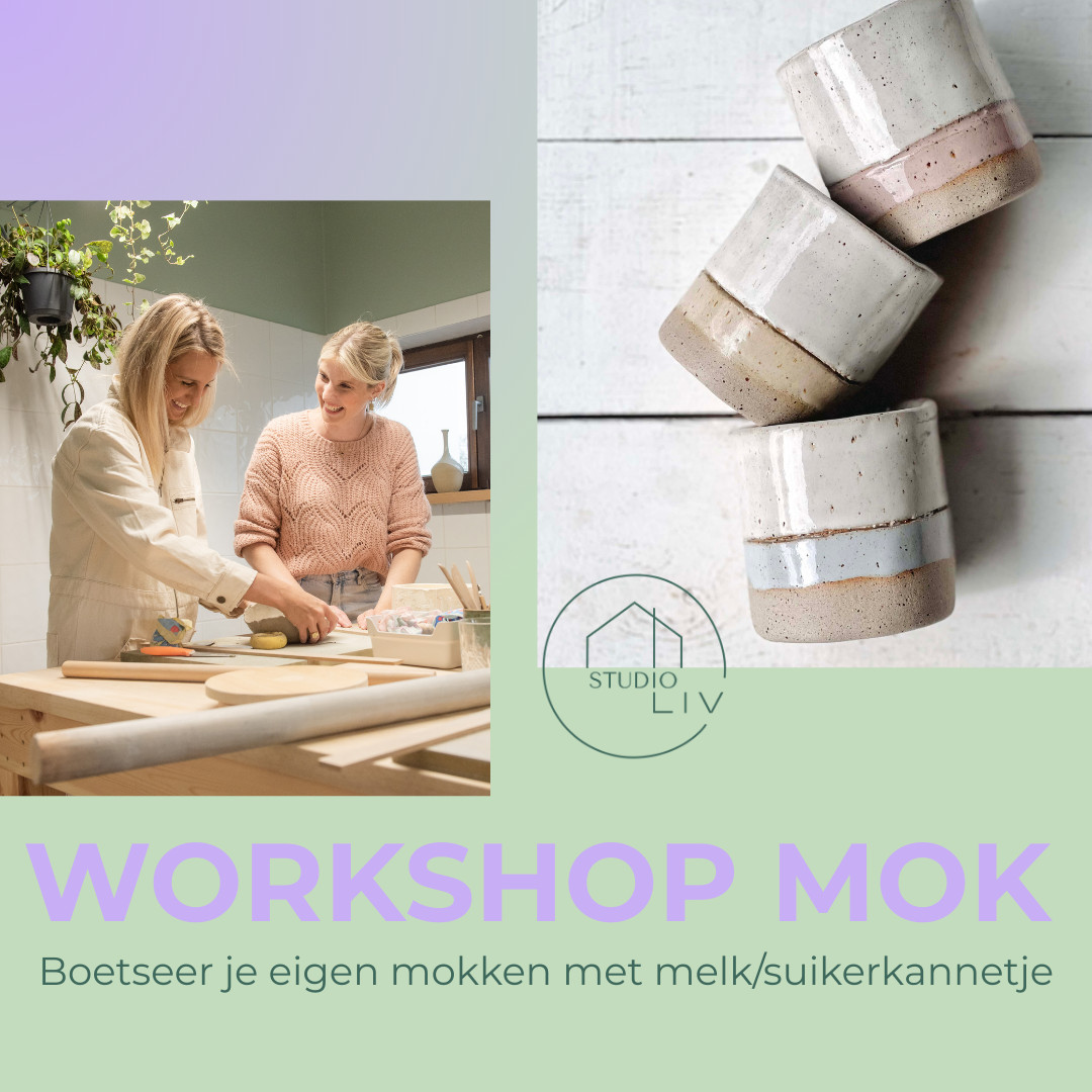 Mokken boetseren & glazuren - Foto