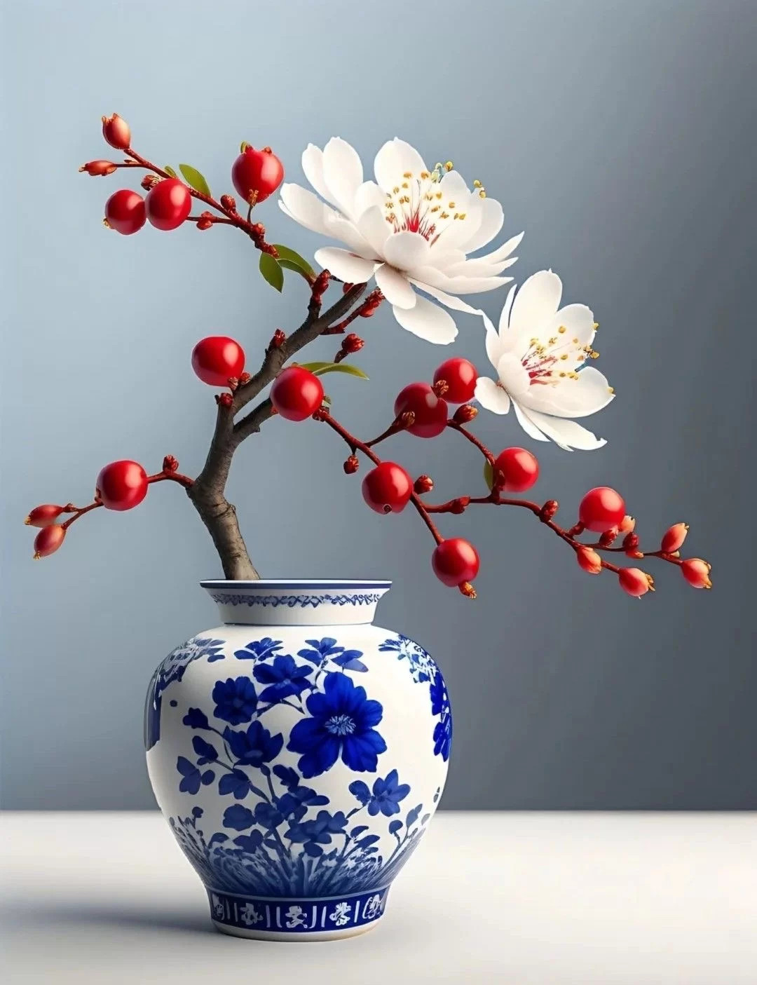 Creatieve workshop bloemstilleven schilderen met olieverf - Foto