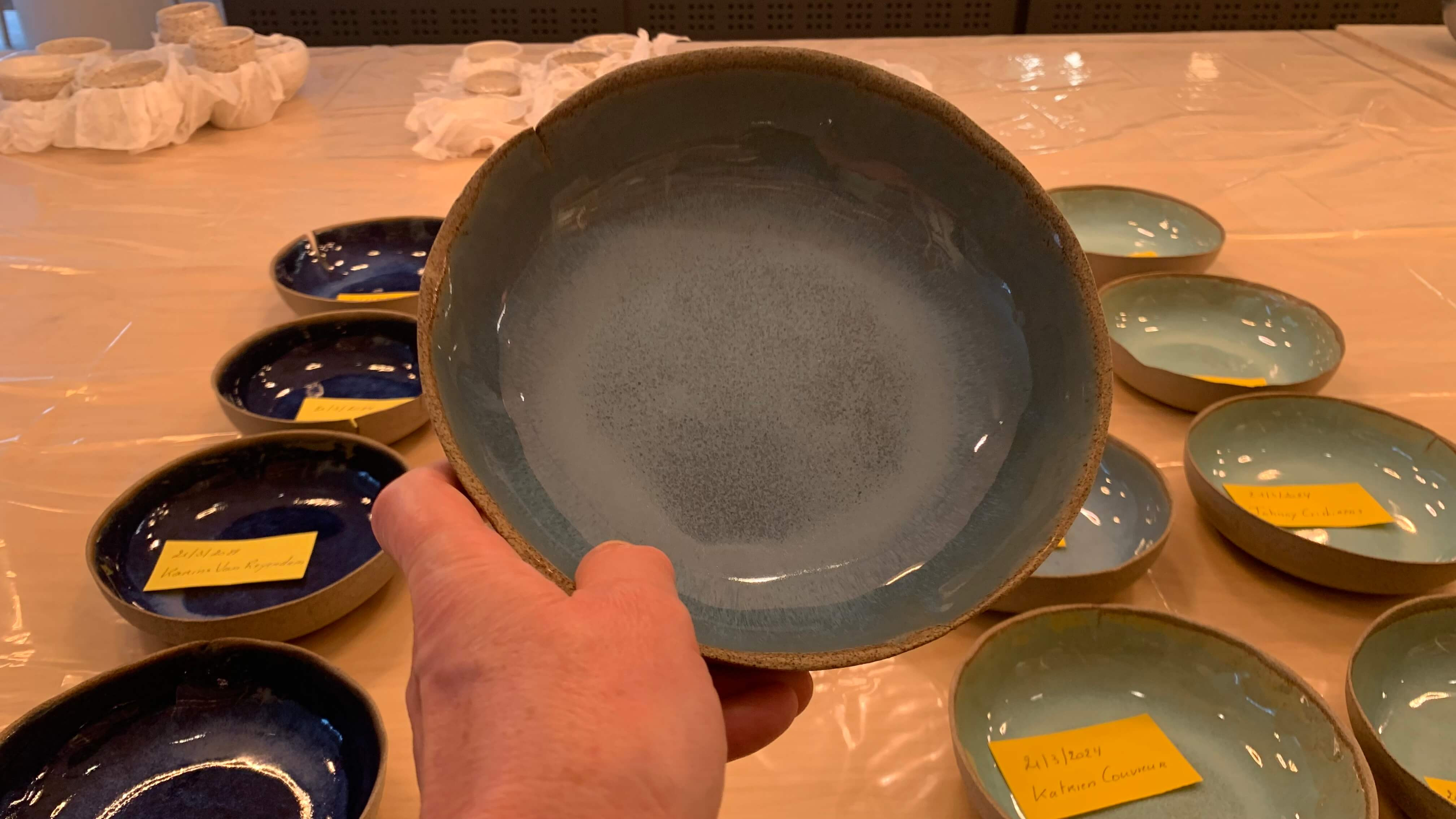 Workshop keramiek: drie kommen maken met mallen - Foto