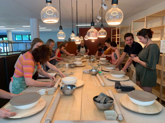 Workshop keramiek: drie kommen maken met mallen