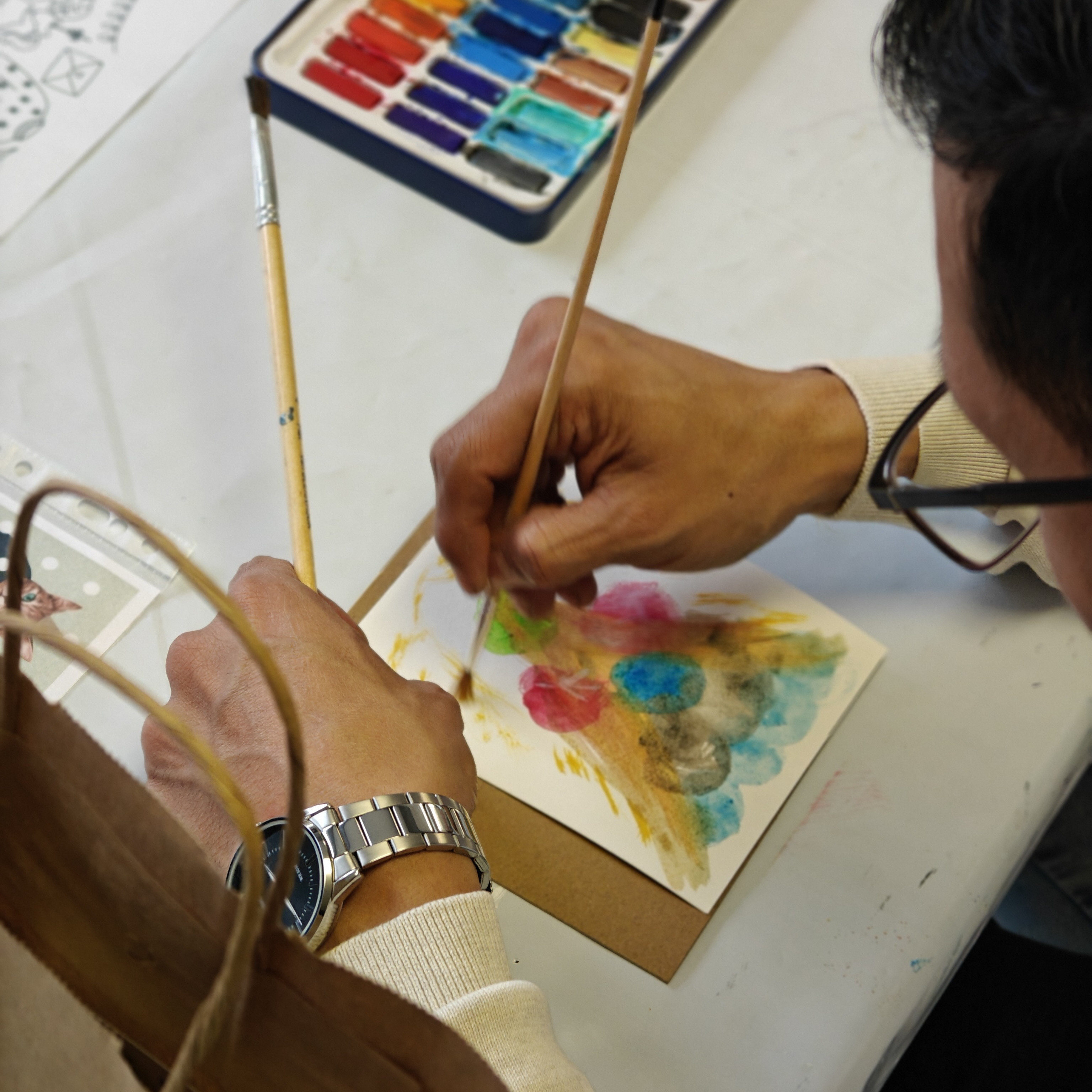 Kerstkaartjes met Collage & Illustratie @Libelle Winterfair - 13/11 om 11u00 - Foto