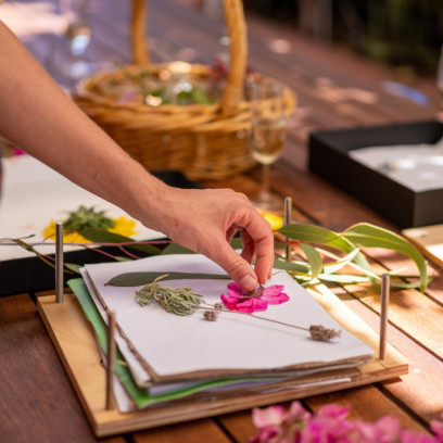 Workshop Bloemen persen