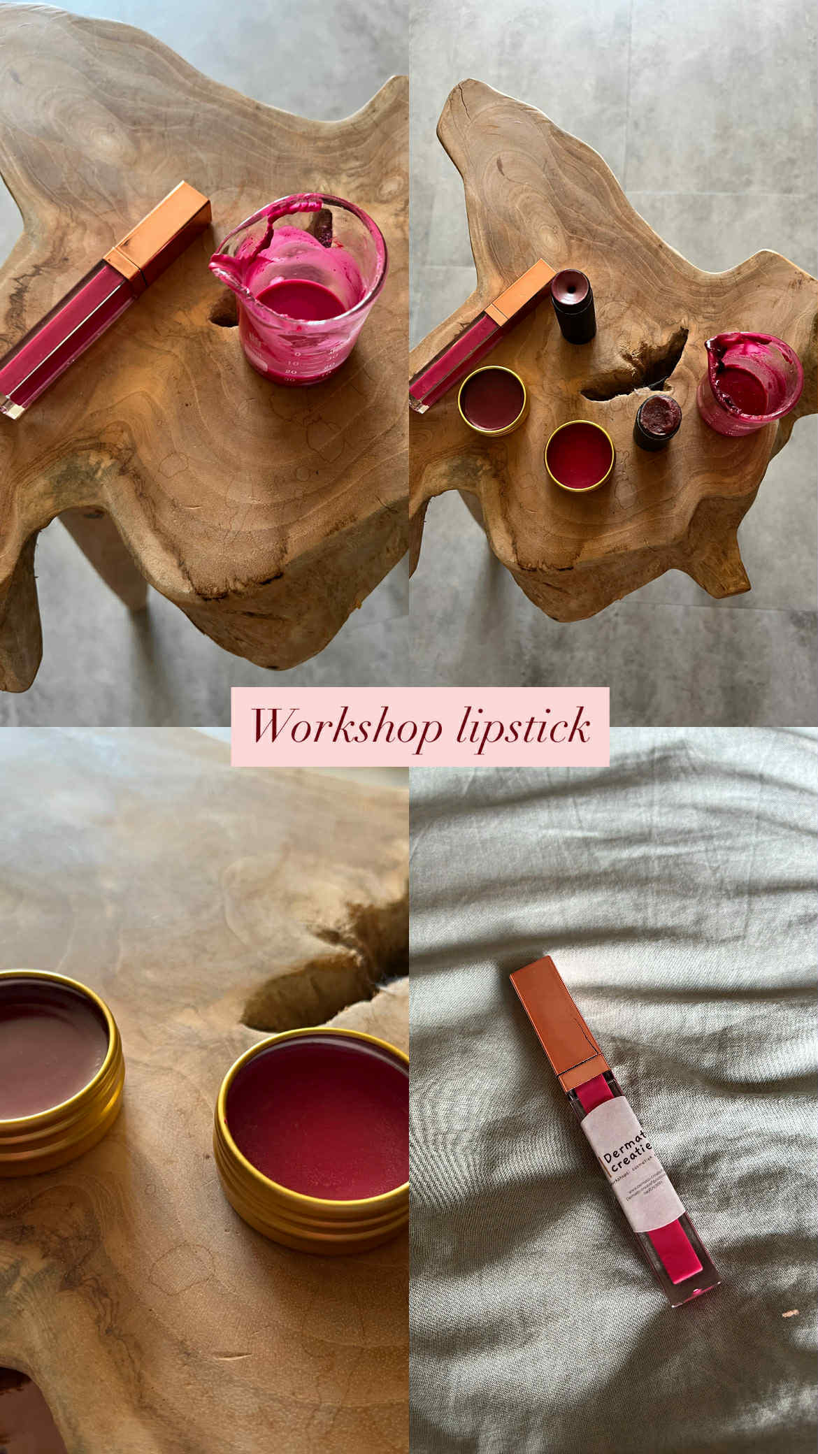 Workshop: Bereiden van een natuurlijke lipsticks en deo. - Foto