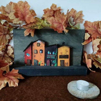 Ouder-kind workshop: Herfsthuisjes decoratie