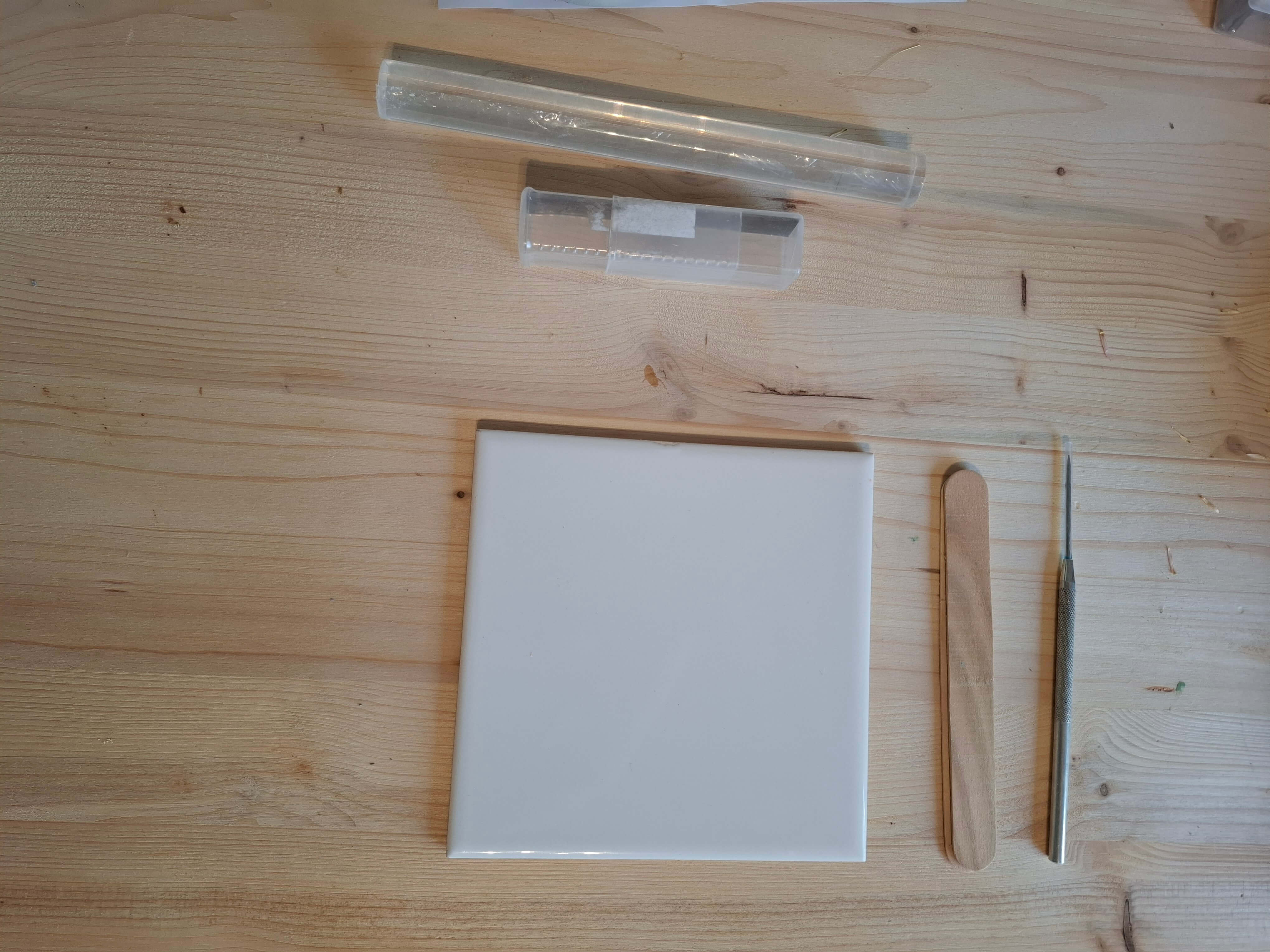oorbellen maken uit polymeerklei - Foto