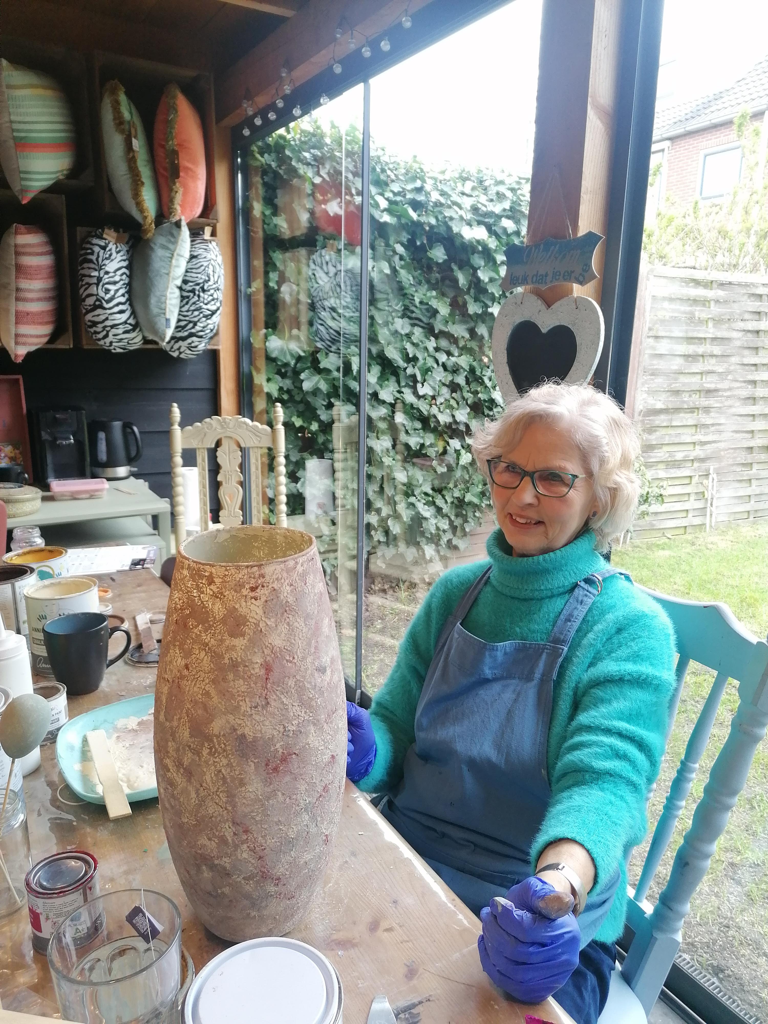 Workshop Brocante Vazen - Annie Sloan Chalk Paint - Foto