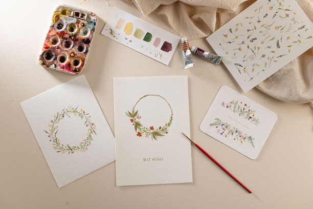 Workshop in een doos: Botanisch Aquarellen