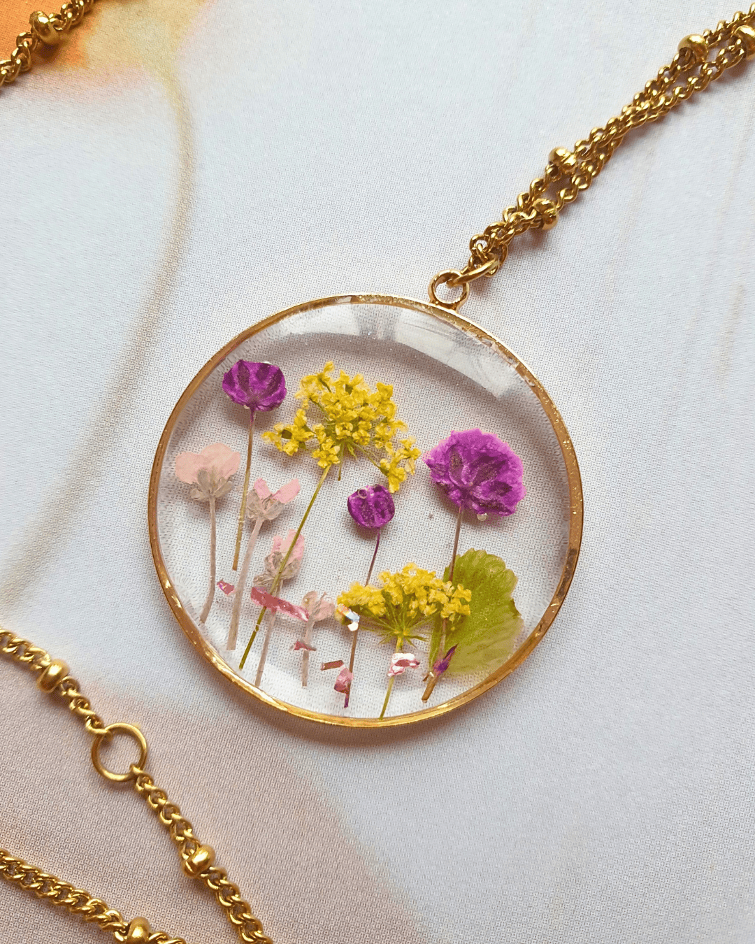 Botanische sieraden UV Resin
