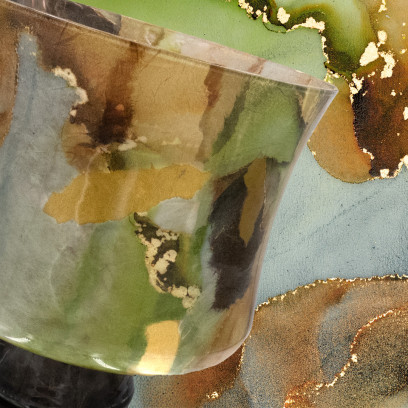 Workshop rijstpapier op glas
