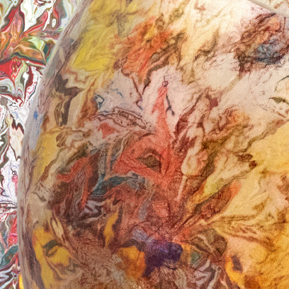 Workshop rijstpapier op glas