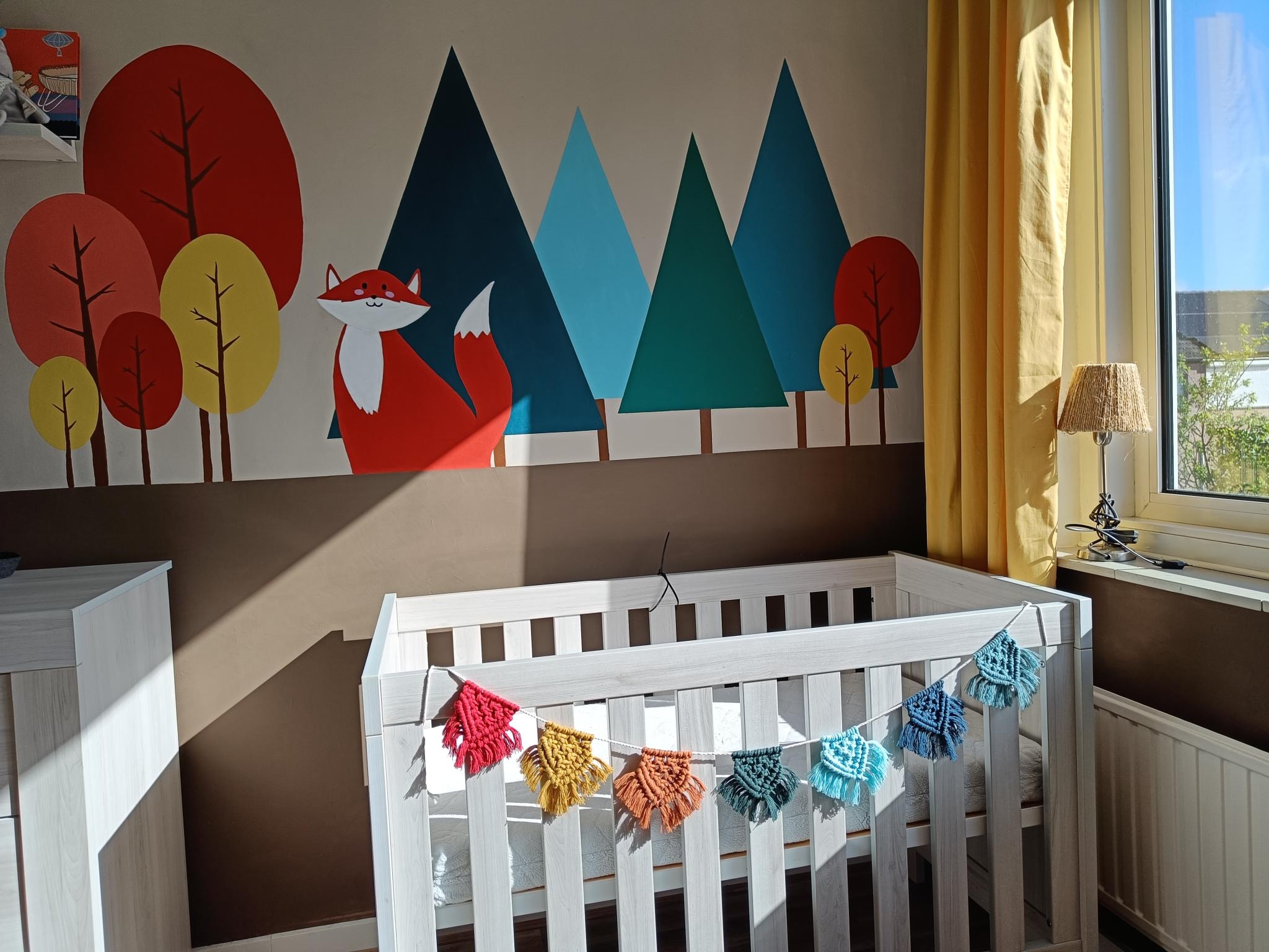 Babyshower macrame mobiel - Foto