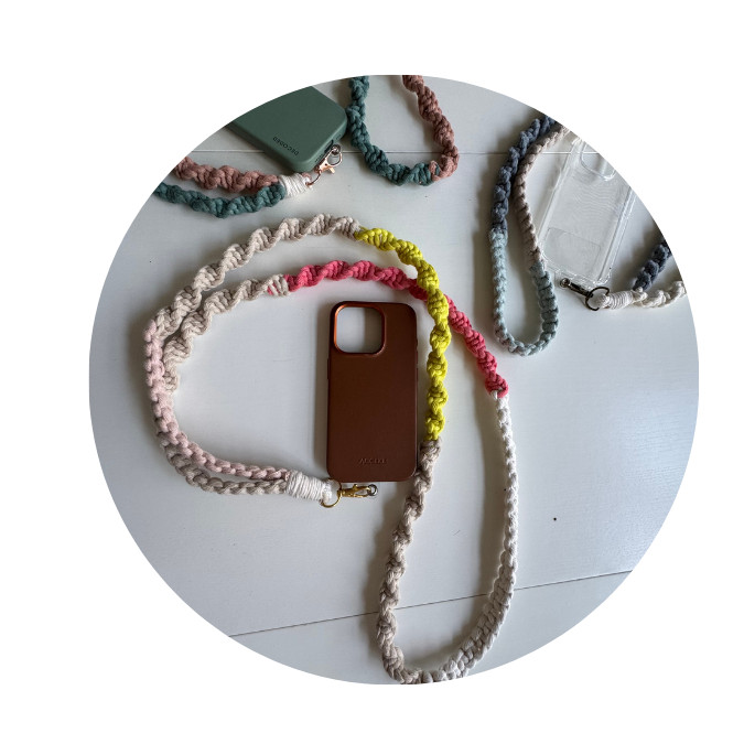 Diy Macramé groepsbox  plantenhanger - Foto