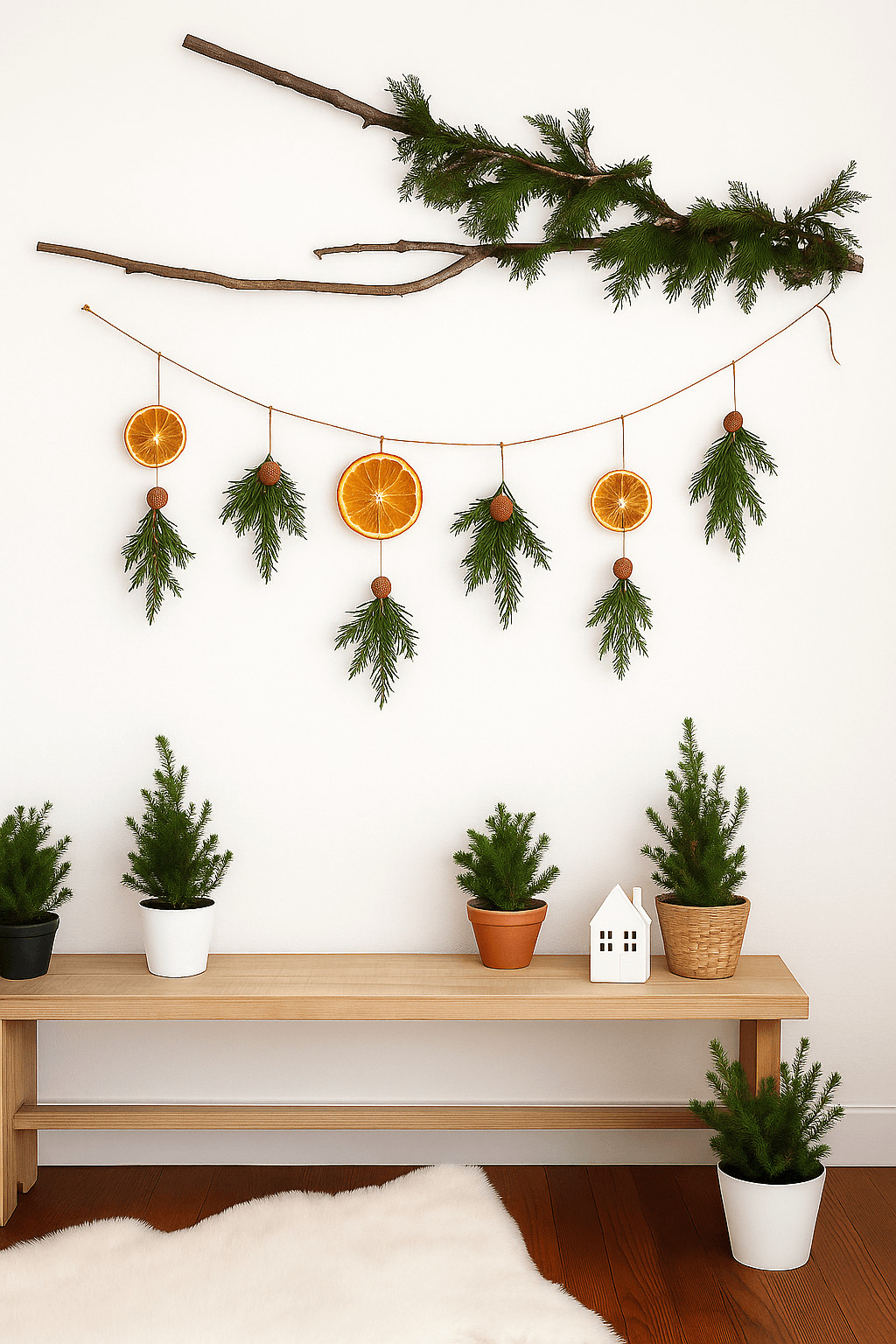 DIY box kerstslinger - Foto