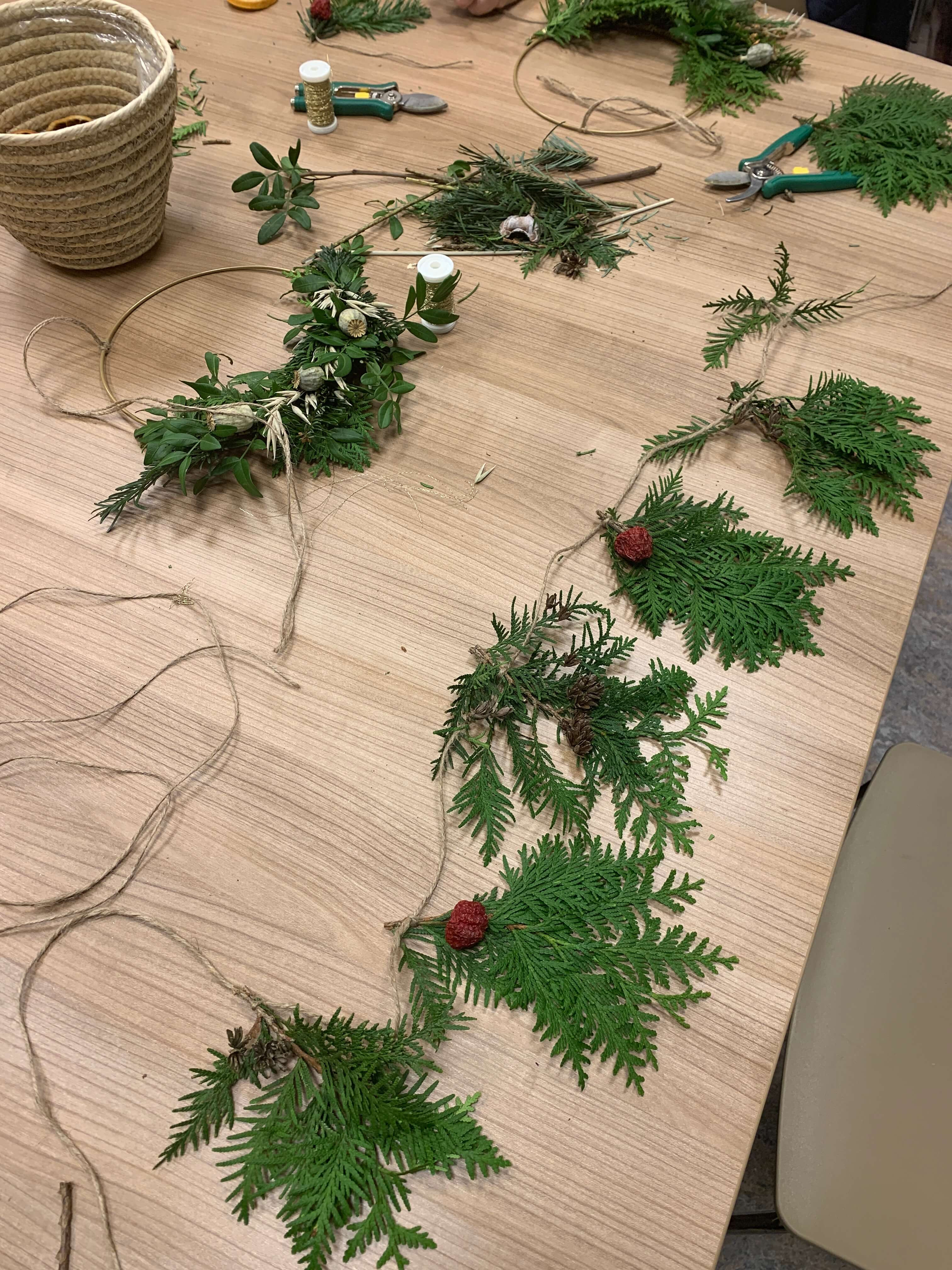 DIY box kerstslinger - Foto