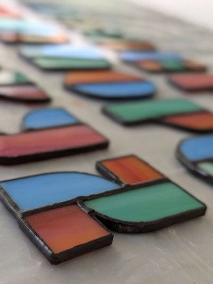 Workshop glas-in-lood:  koperfolietechniek/ Tiffany