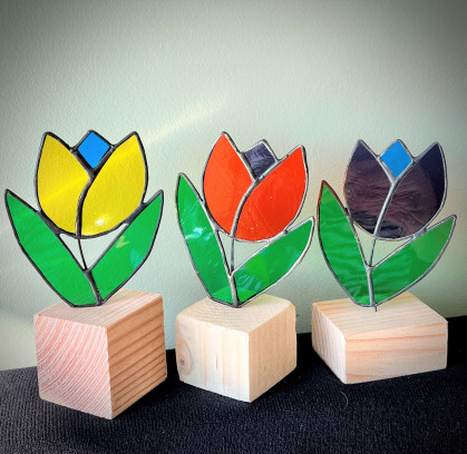 Workshop glas-in-lood:  koperfolietechniek/ Tiffany