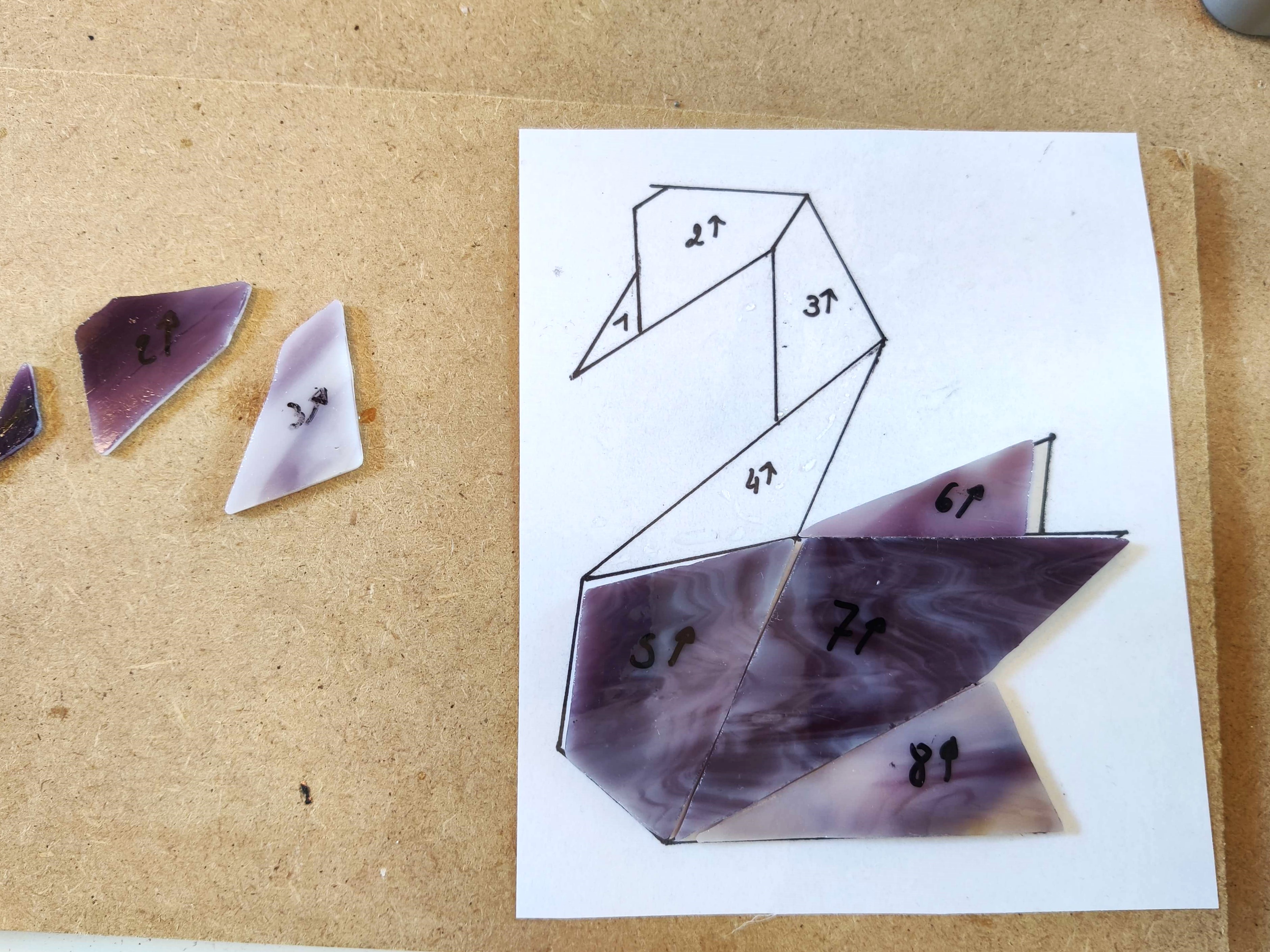 Workshop glas-in-lood:  koperfolietechniek/ Tiffany - Foto