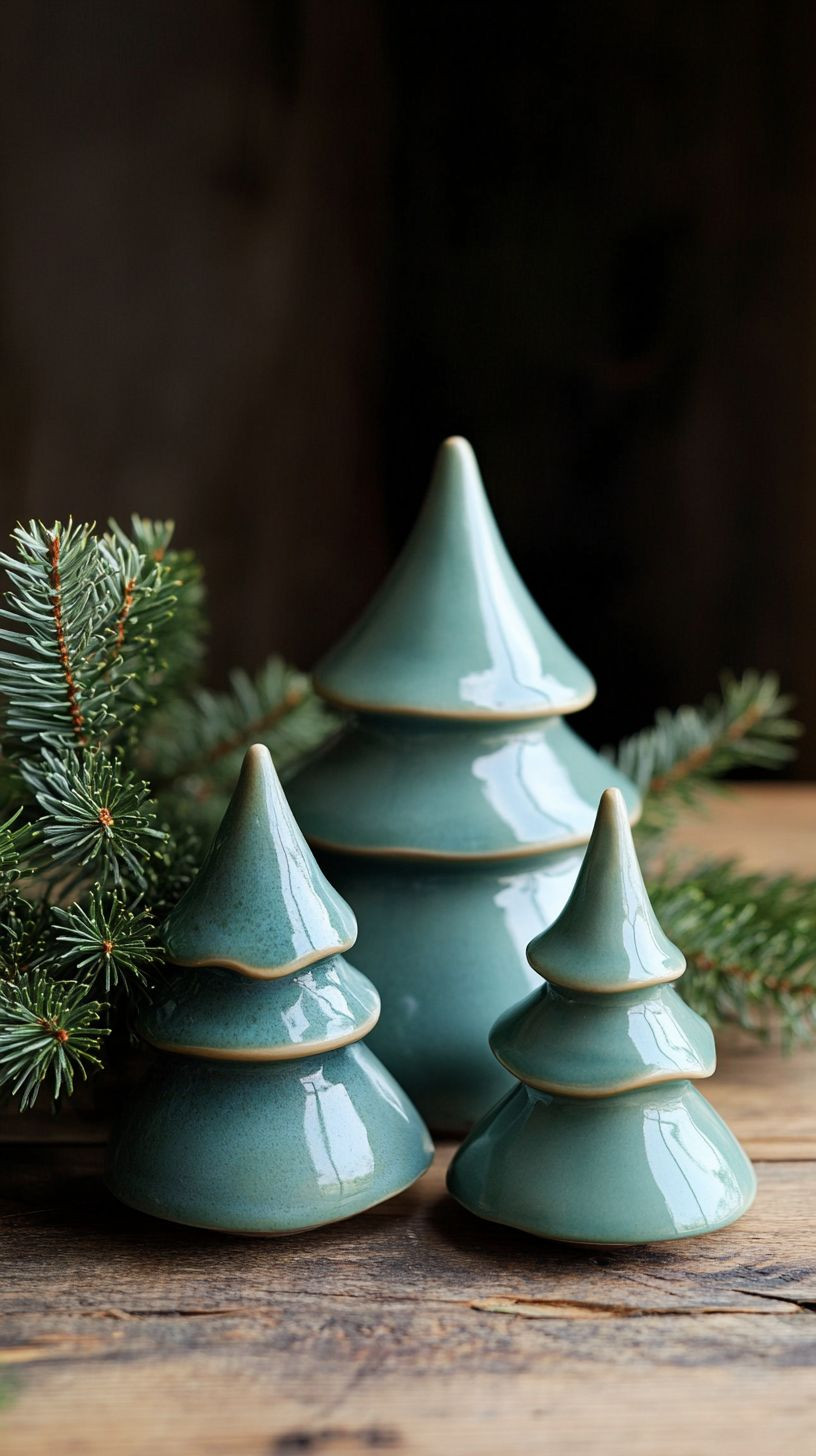 Workshop "Kerstboompjes in keramiek" - Foto