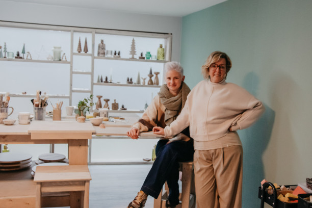 Workshop "Kerstboompjes in keramiek" - Foto
