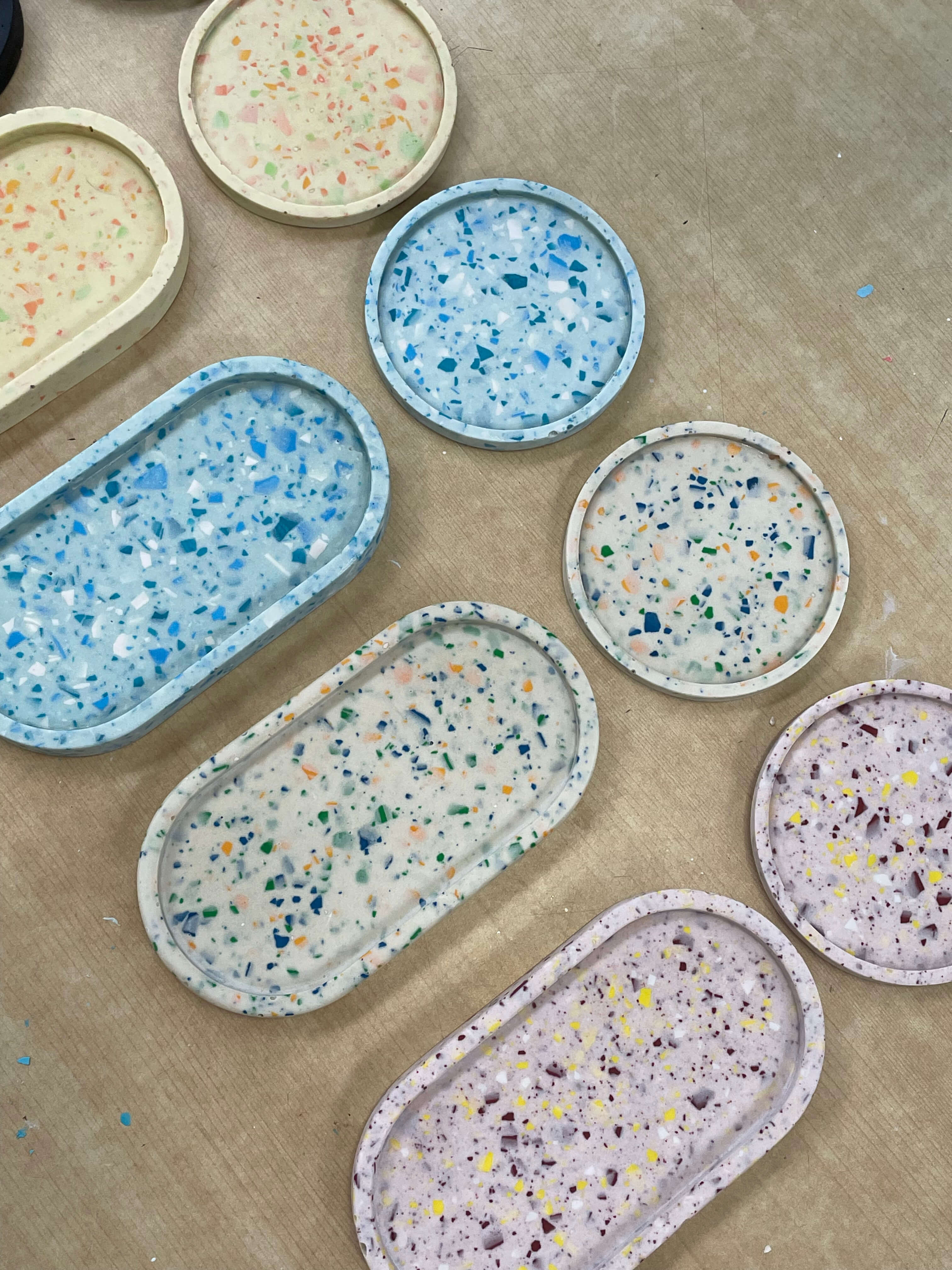Workshop terrazzo schaaltjes - Foto