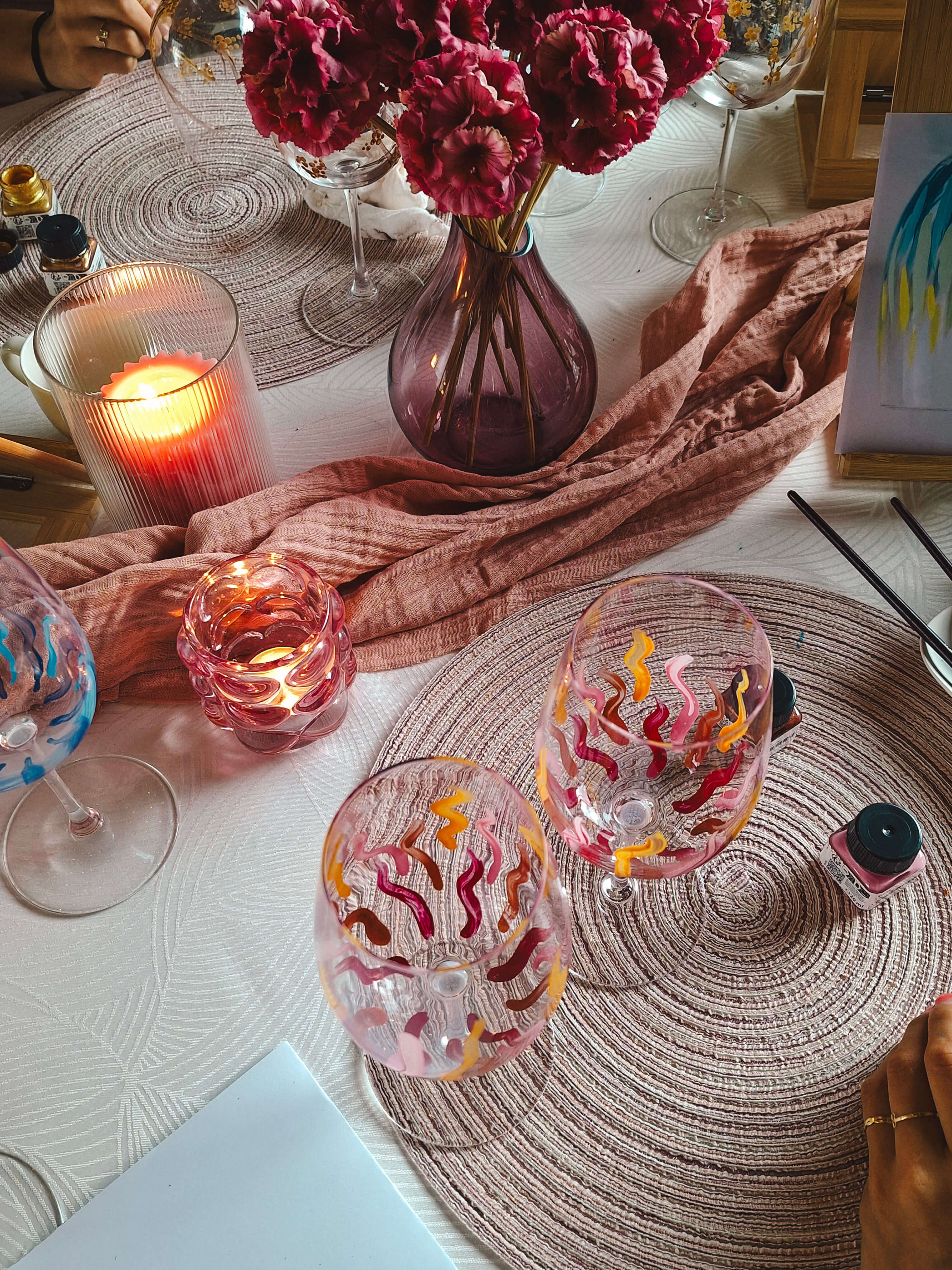 Glas Paint & Sip @ De Vleeshalle - Foto