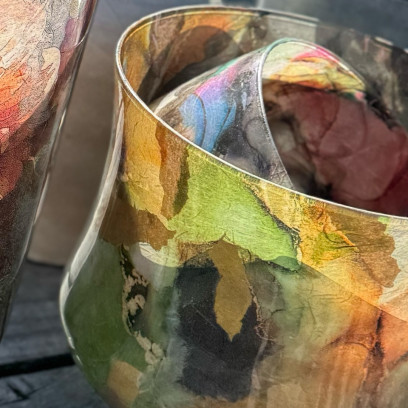 Workshop rijstpapier op glas