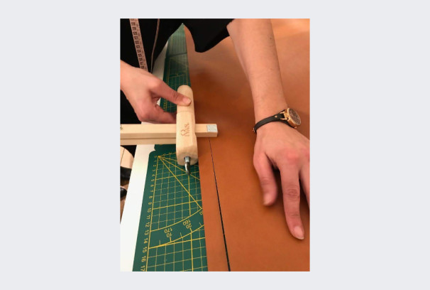 Workshop handgemaakte lederen handtas