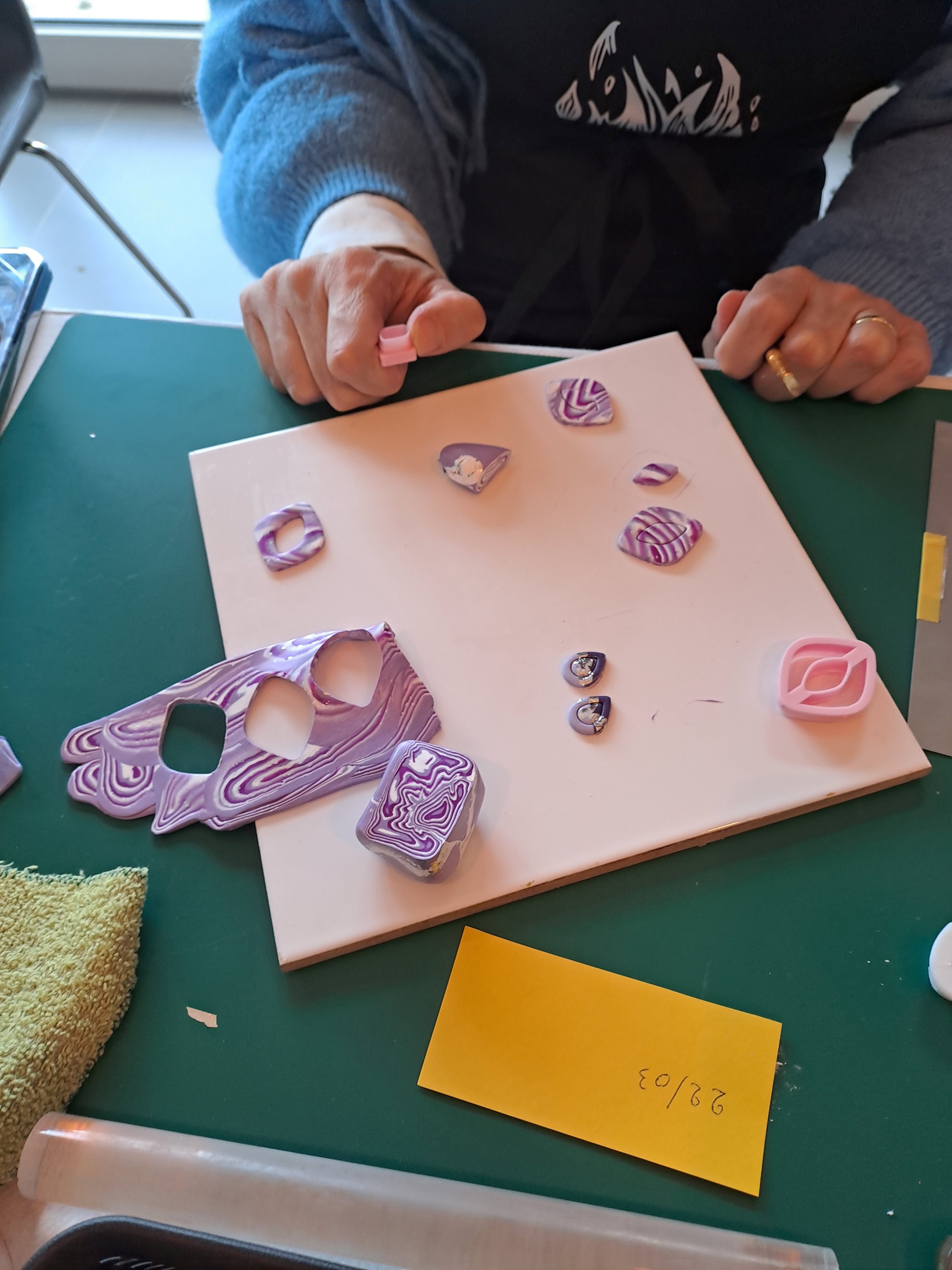 workshop juwelen maken- Bladgoud - Foto