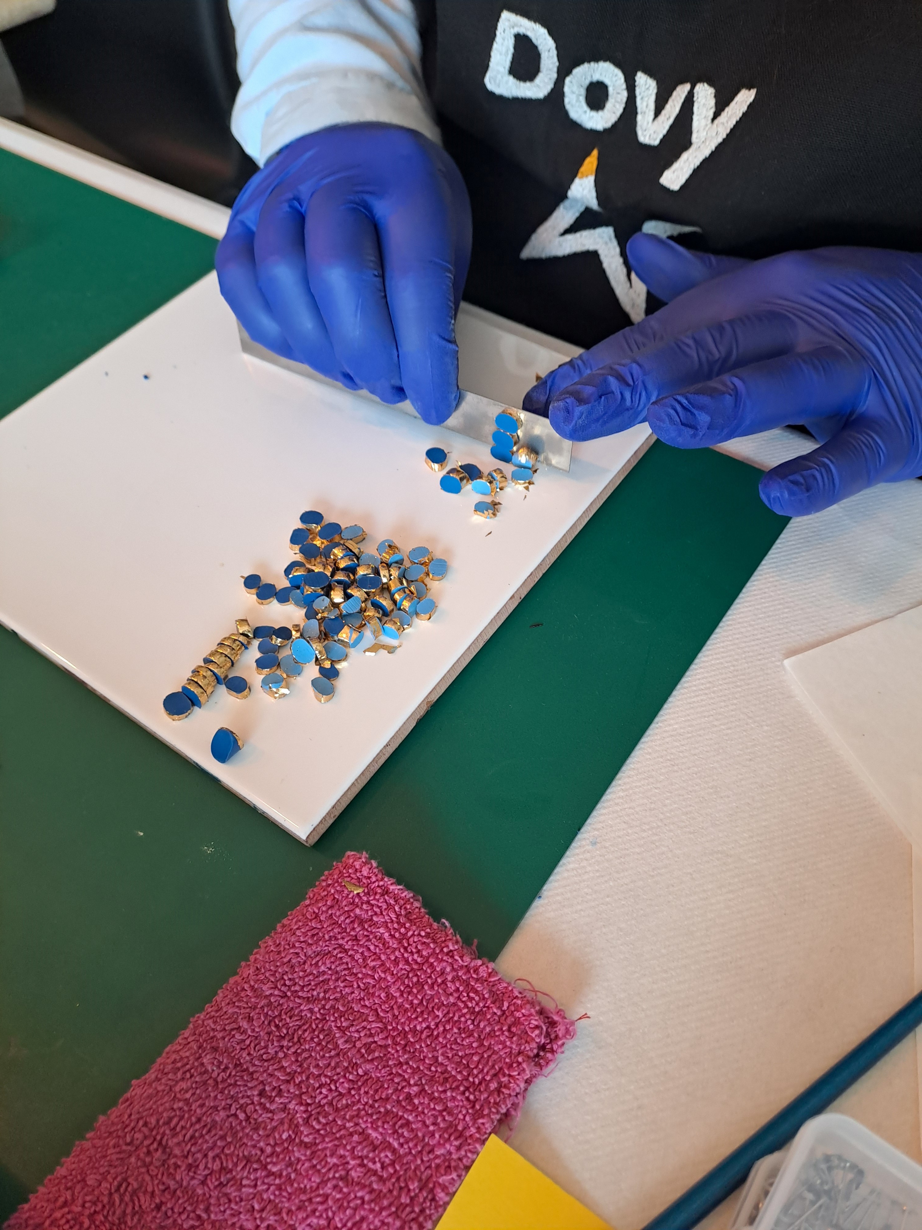 workshop juwelen maken- Bladgoud - Foto
